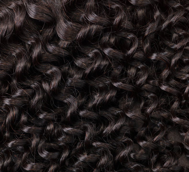 Water Curly Lace Closure 4x4 Transparent Lace