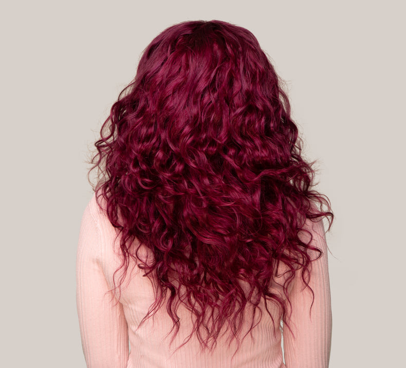 Loose Wave Hair Bundle Burgundy Color